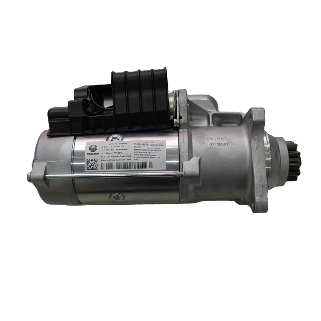 WEICHAI Engine Starter 612600091077 for Tongli, LGMG and XCMG wide-body mine dump trucks mining trucks